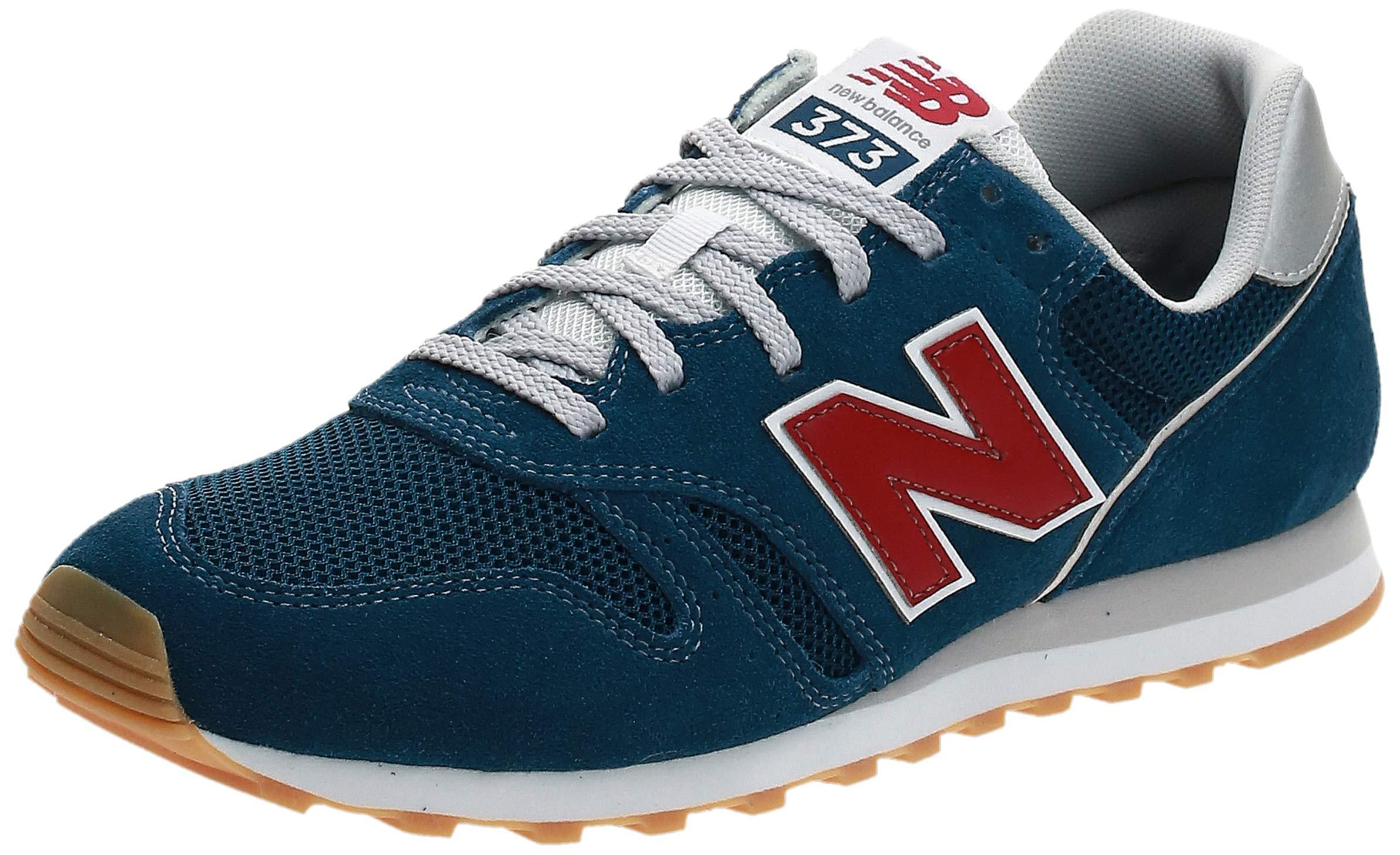 New Balance Suede 373 Trainers in Navy 