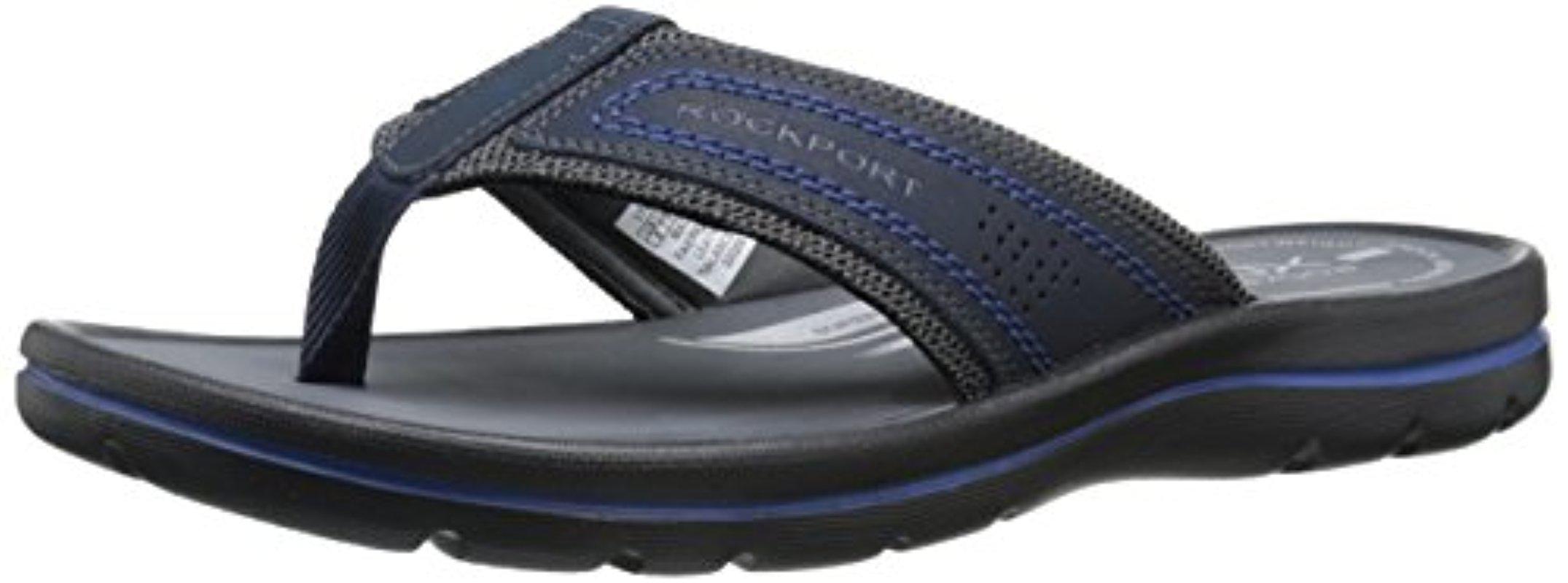 Rockport Get Your Kicks Thong Sandal in Blue for Men Lyst