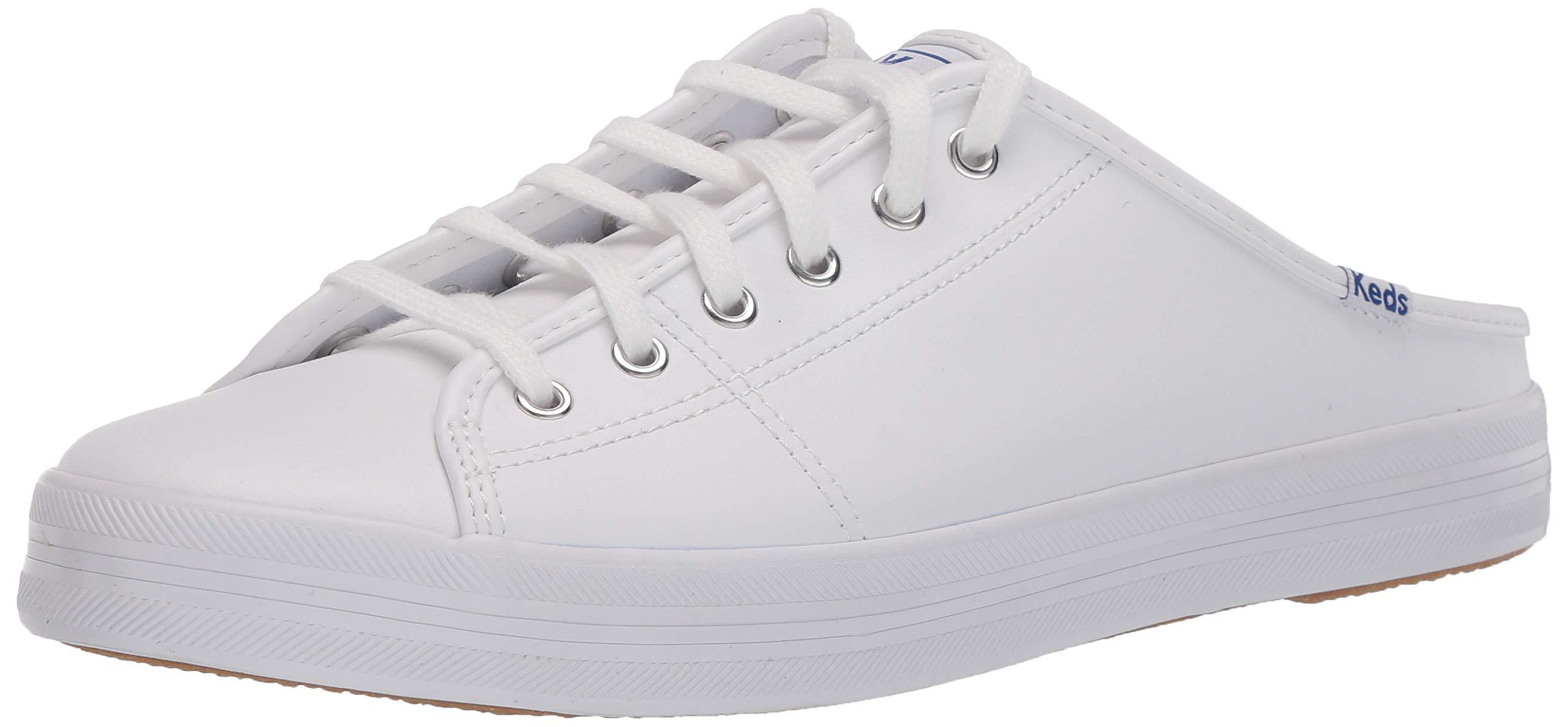leather mule sneakers