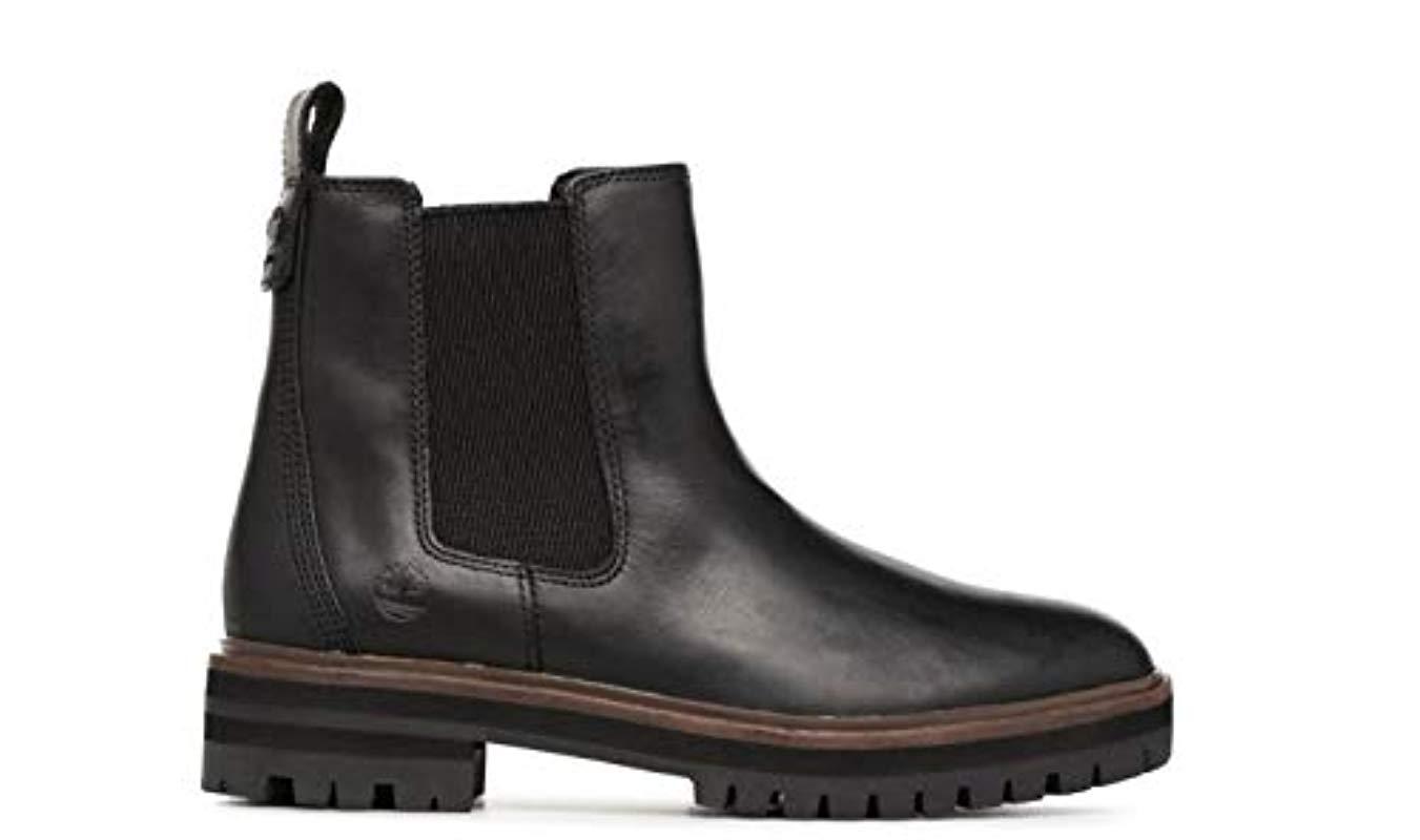 timberland london square chelsea boots black