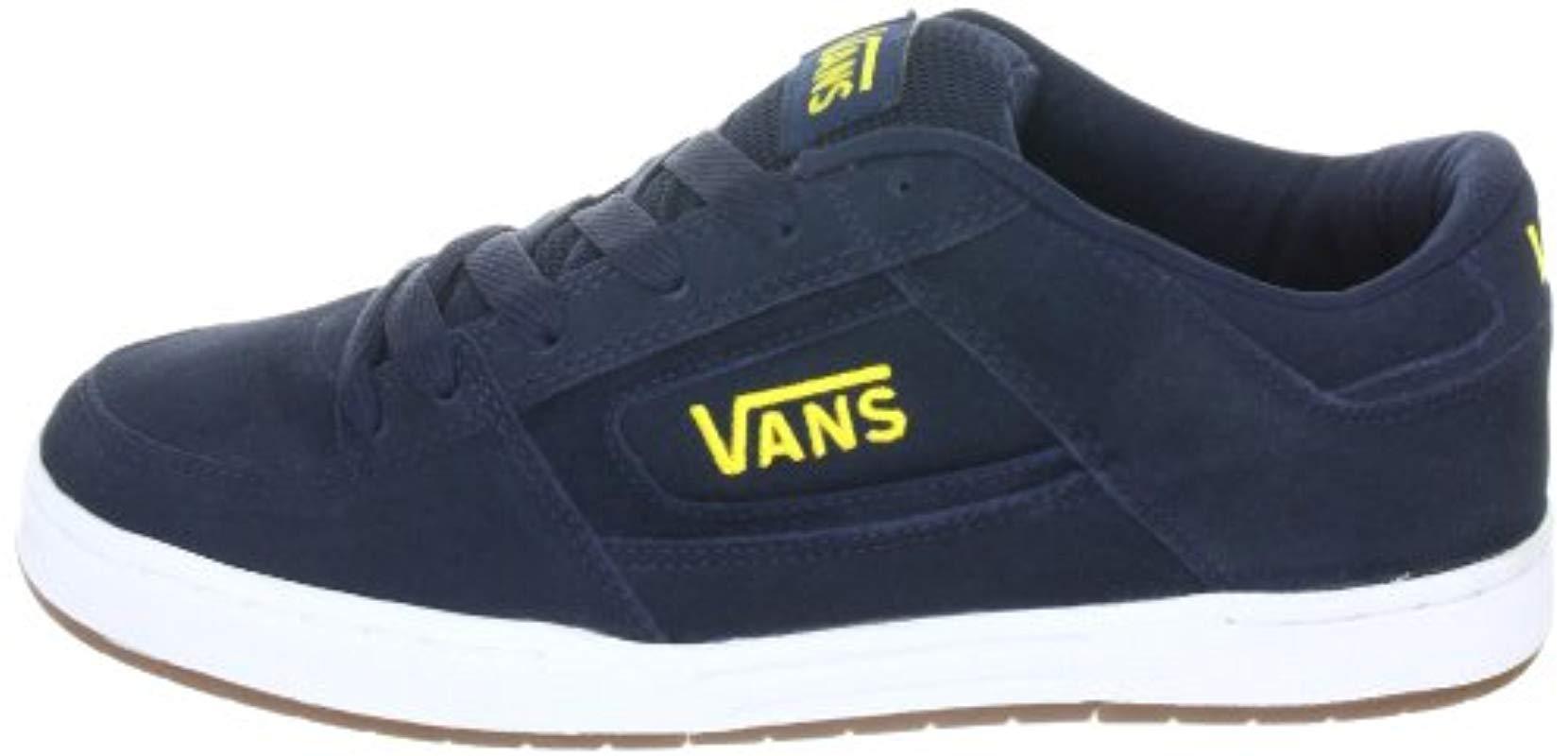Vans Suede Churchill Trainers Vdr22mw in Navy/Yellow/White (Blue) for Men |  Lyst UK