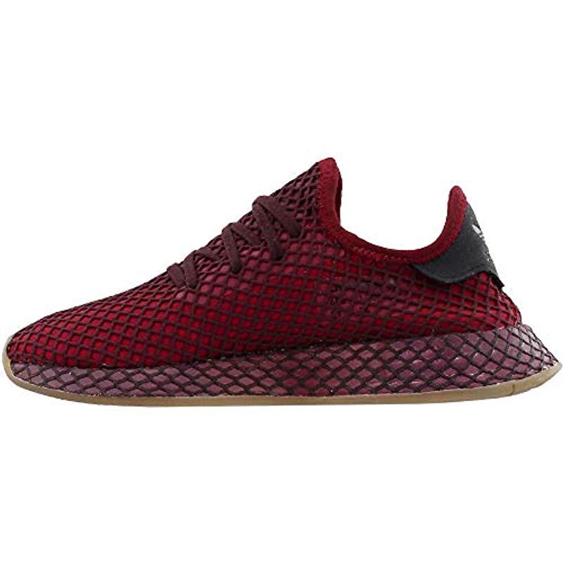 adidas deerupt runner burgundy