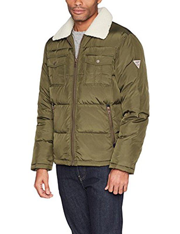 guess jacket green