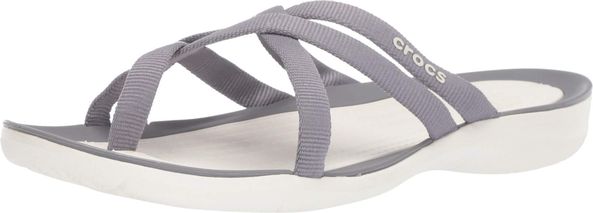 crocs swiftwater webbing flip