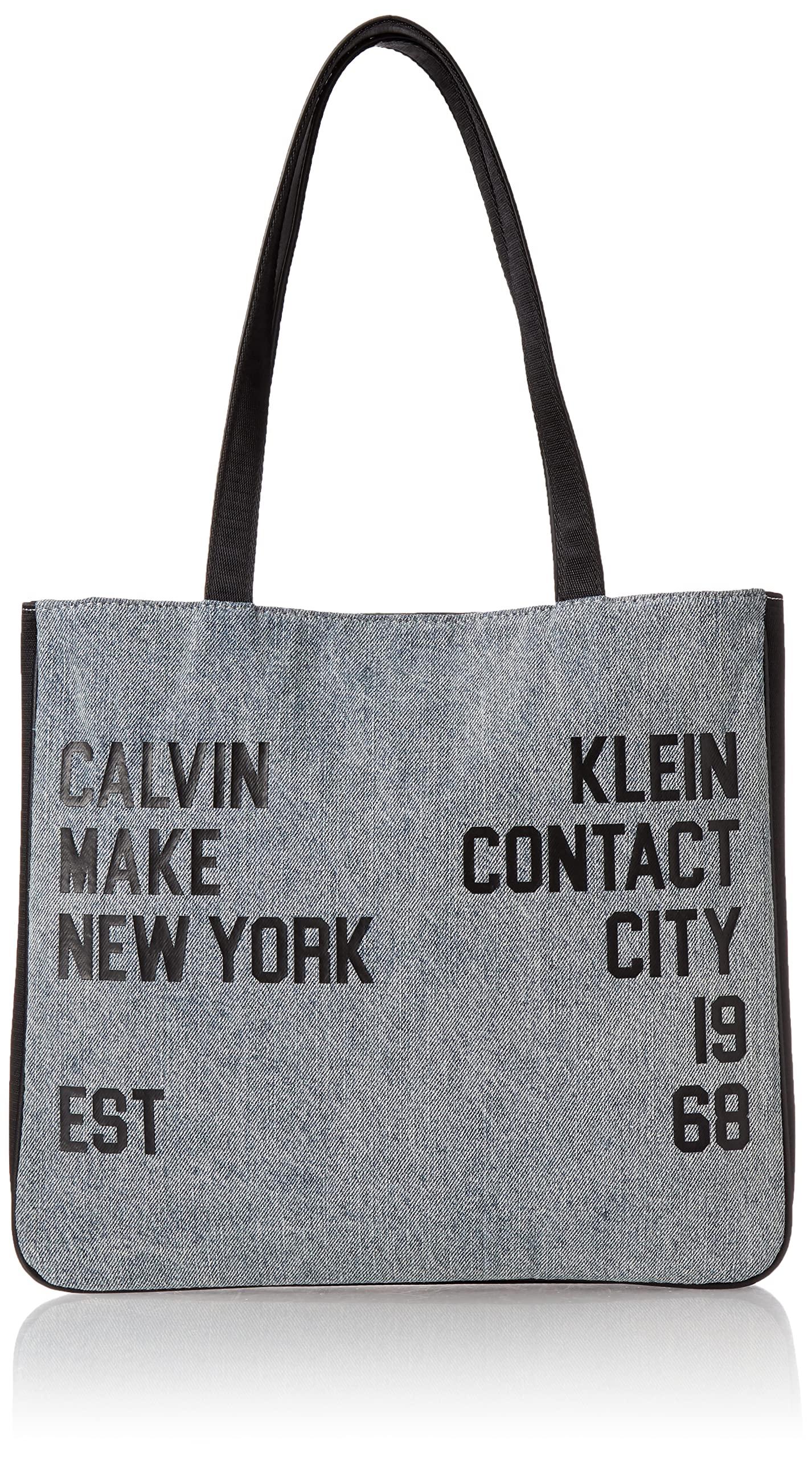 Calvin Klein Tessa Key Item Tote in Metallic | Lyst