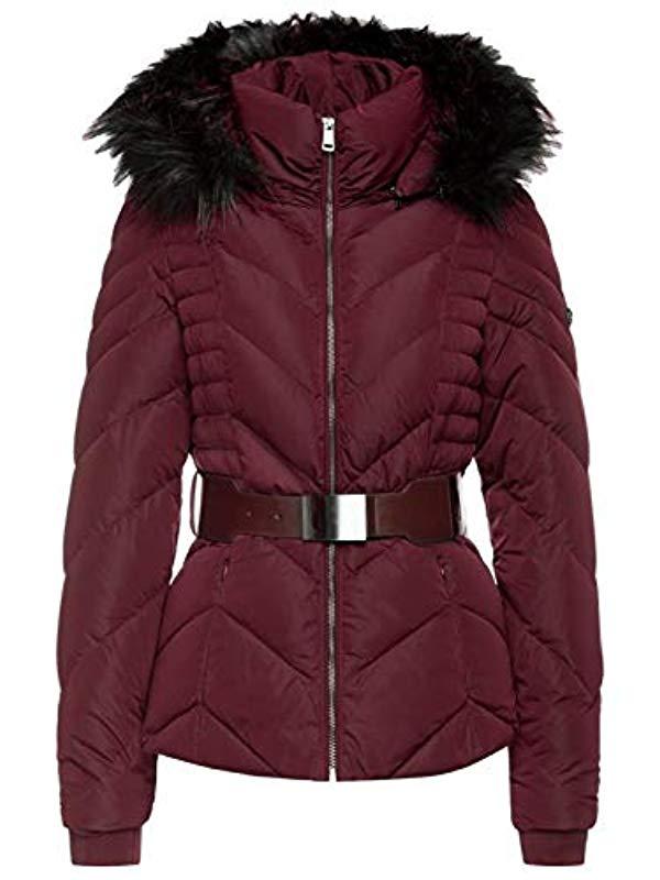 guess long down jacket