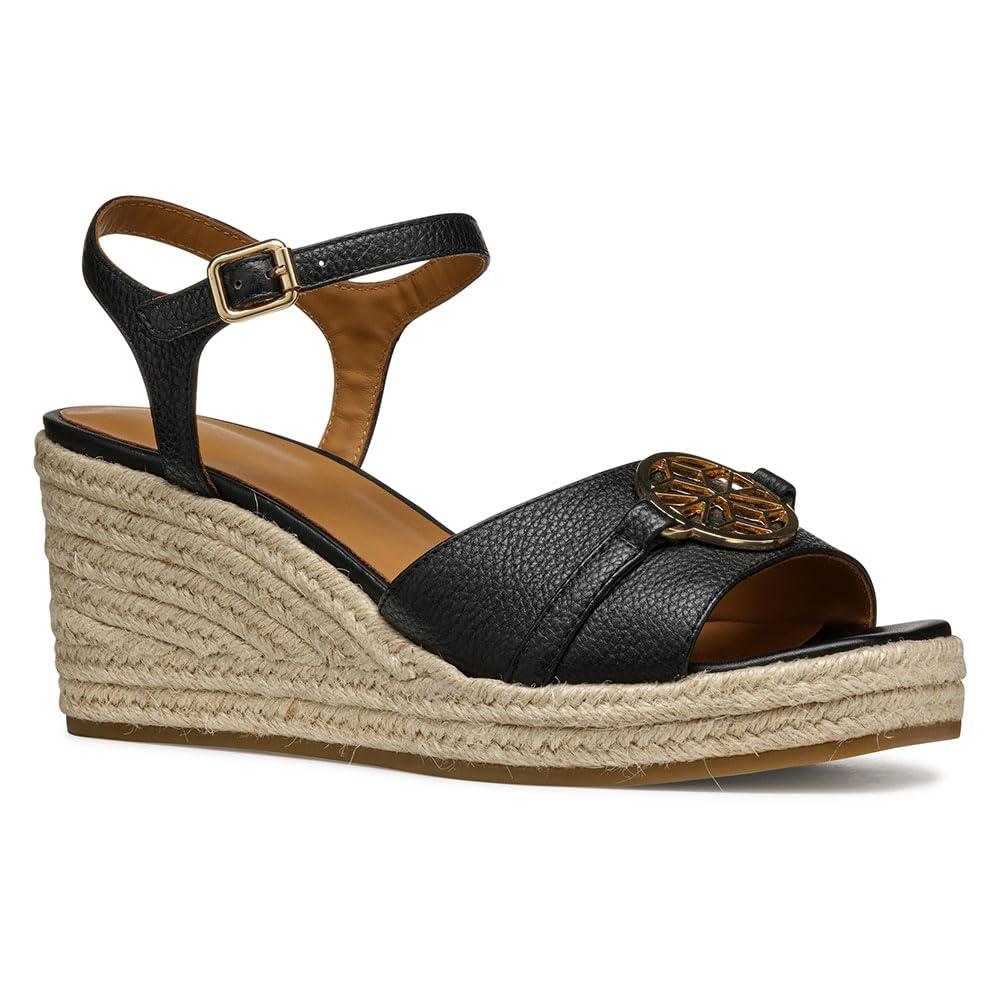 Sandales Espadrille Geox Garçon Pantelleria - Cuir Avec Semelle Caoutchouc