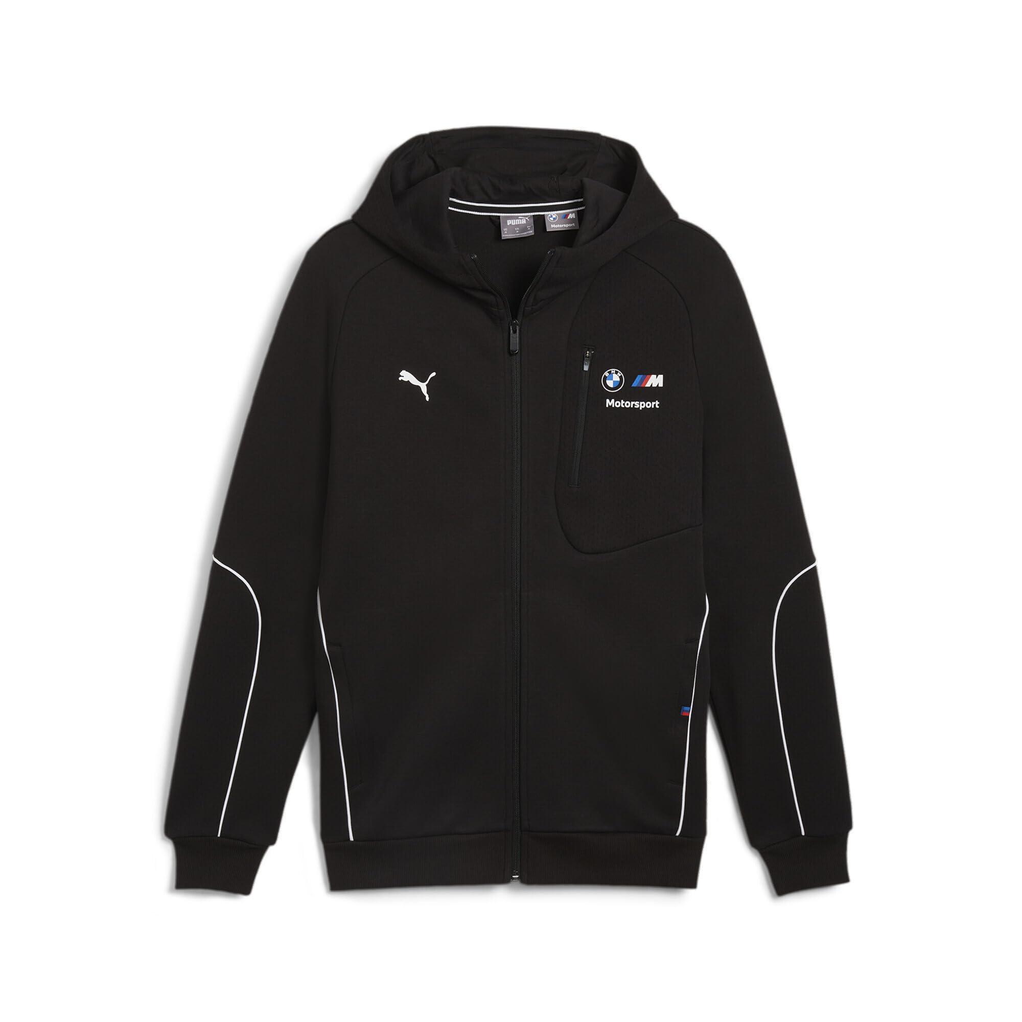 PUMA Bmw M Motorsport Hooded Tracksuit Jacket in Black for Men Lyst UK