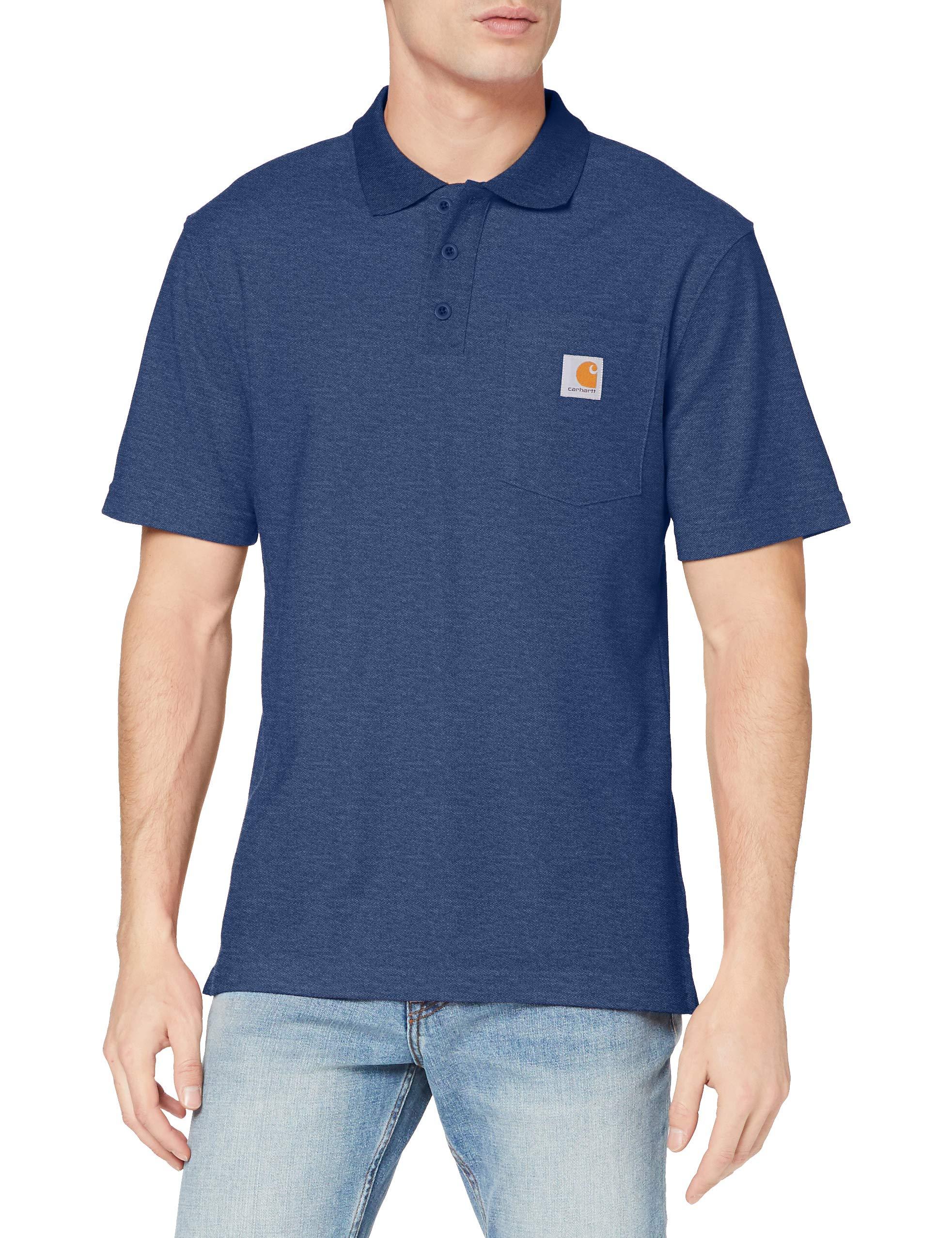 Carhartt Synthetic Contractors Work Pocket Polo Original Fit K570 in ...