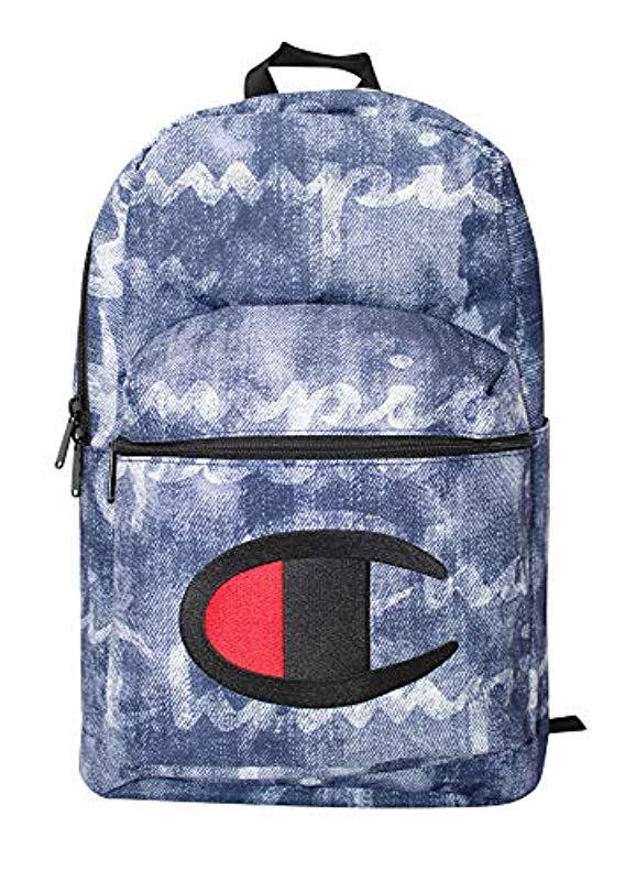 blue champion backpack