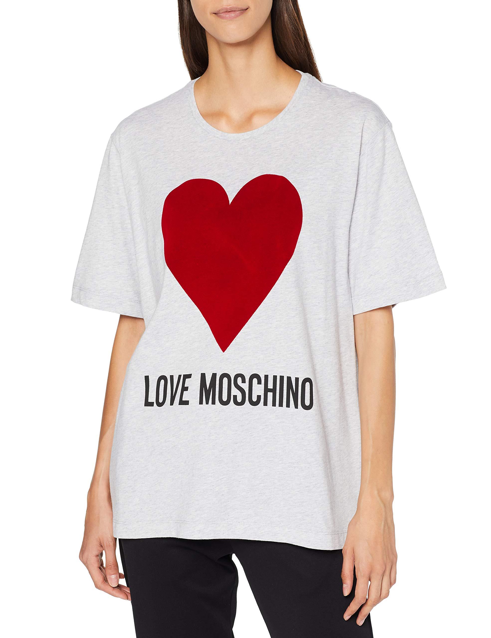 love moschino heart t shirt