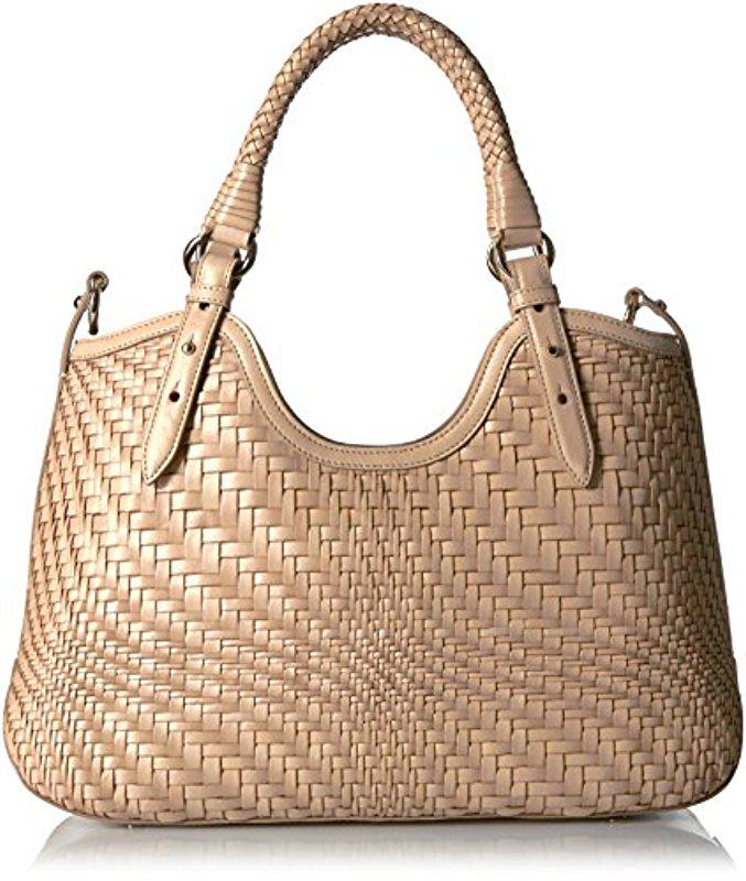 Cole Haan Genevieve Weave Small Convertible Lux Backpack