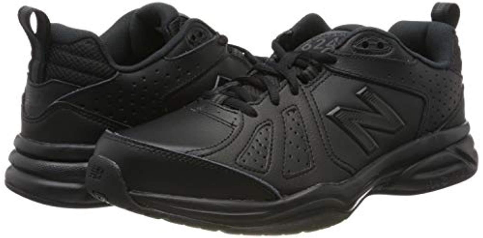 New Balance 624v5 Fitness Shoes in Black (Black/Black Black/Black ... بائعة الورد