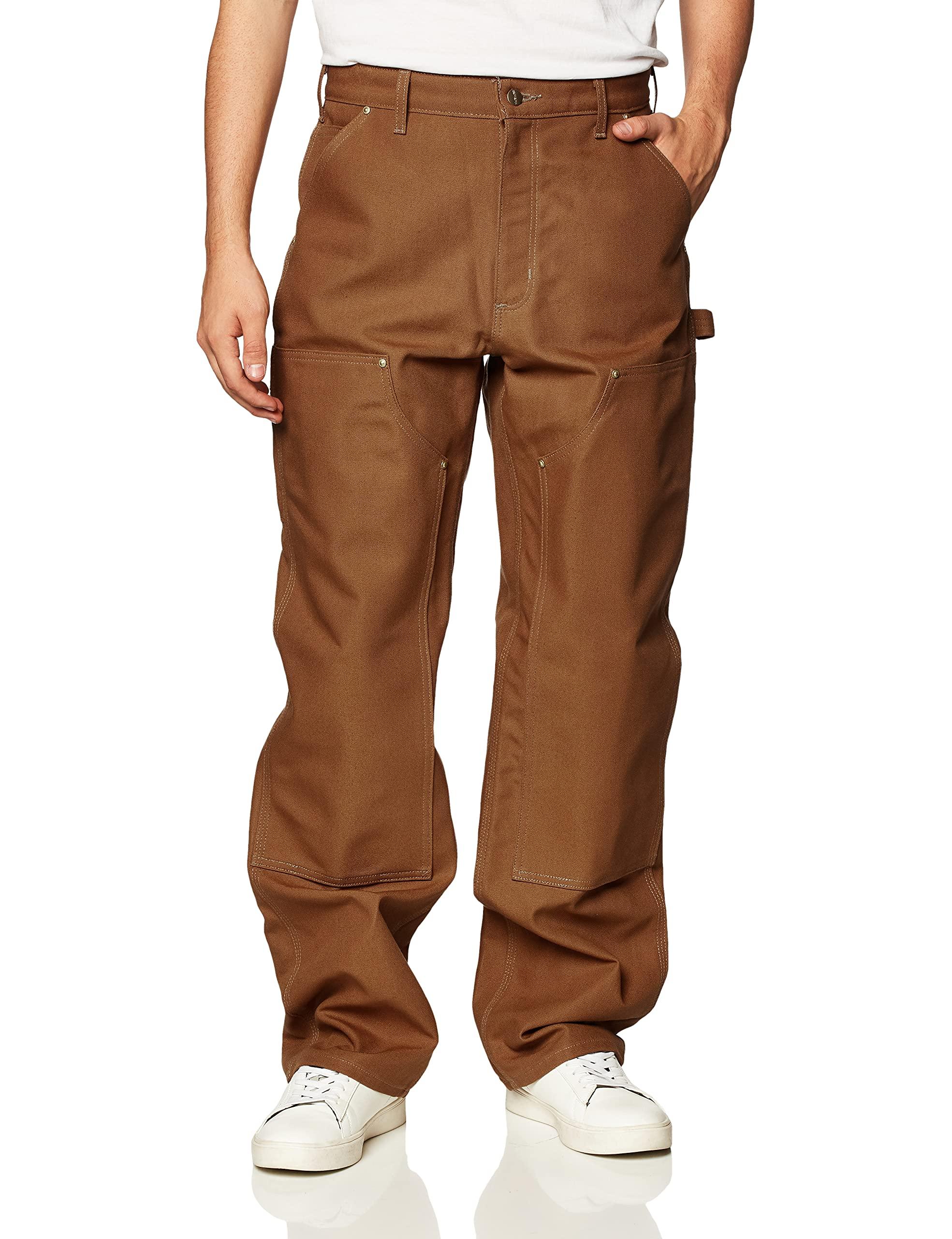 Carhartt Loose Fit Firm Duck Double-front Utility Work Pant- Brown-38 X 36  for Men | Lyst