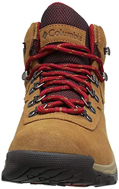 Columbia Leather Newton Ridge Plus Waterproof Amped Hiking Boot, Elk,  Mountain Red, 11 Wide Us | Lyst UK