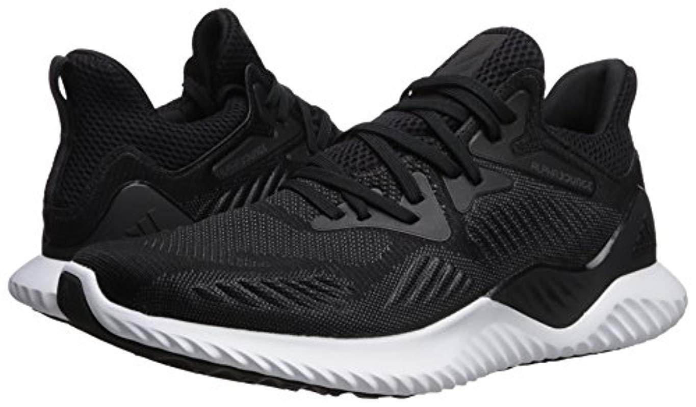 Adidas Alphabounce Beyond Running Shoe In Black Black White Black For Men Lyst