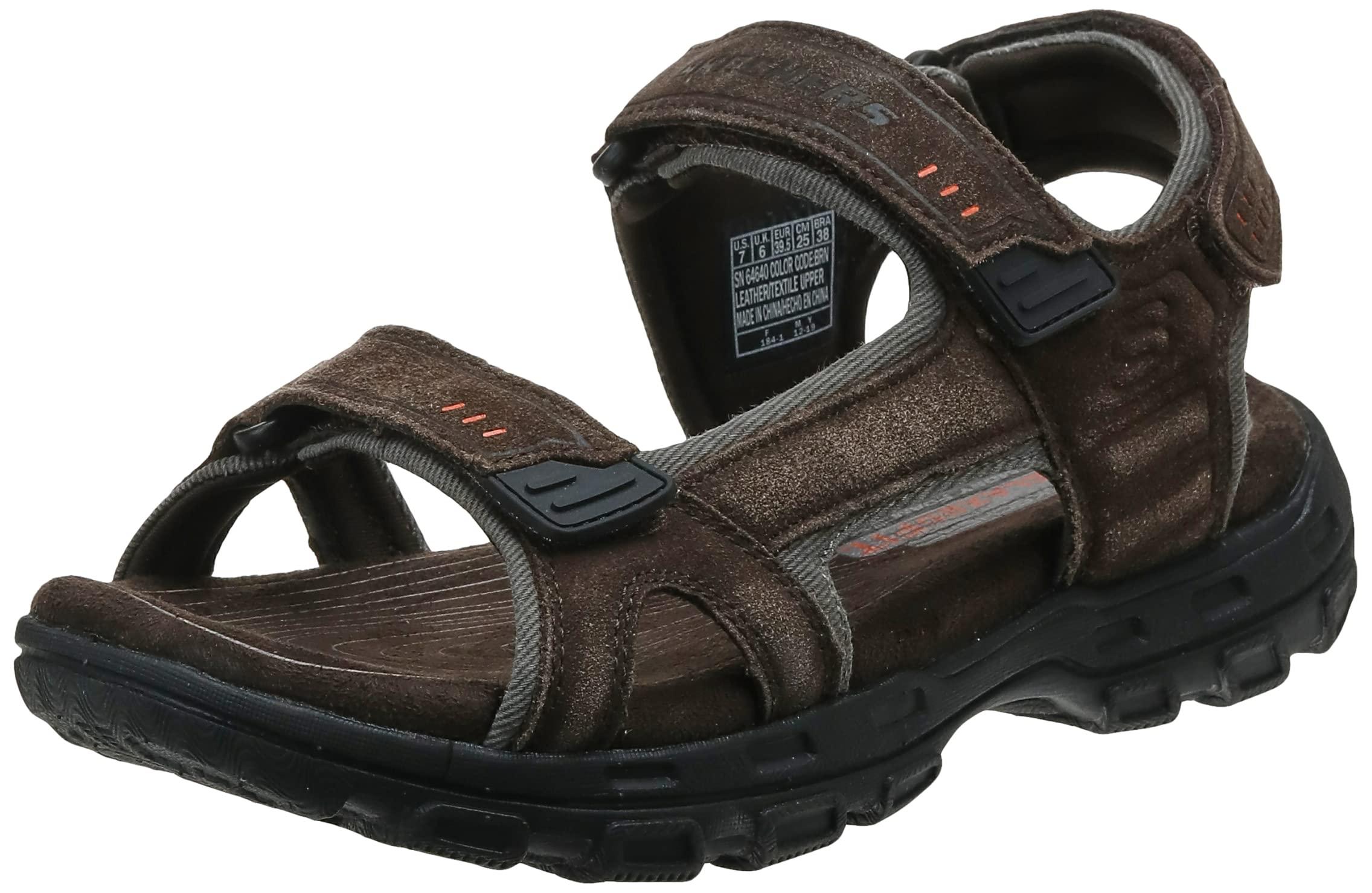Skechers Gander Alec Sandal in Brown 