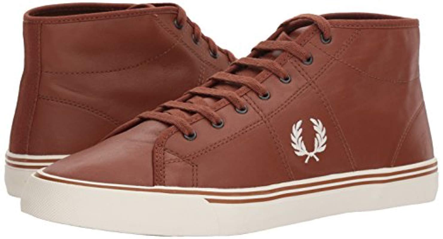Fred Perry Haydon Mid Leather Sneaker 