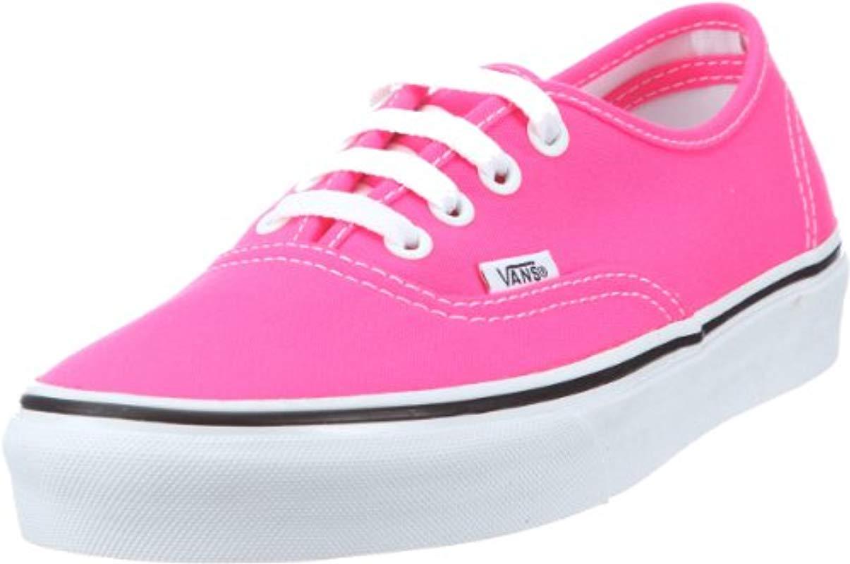 neon pink vans