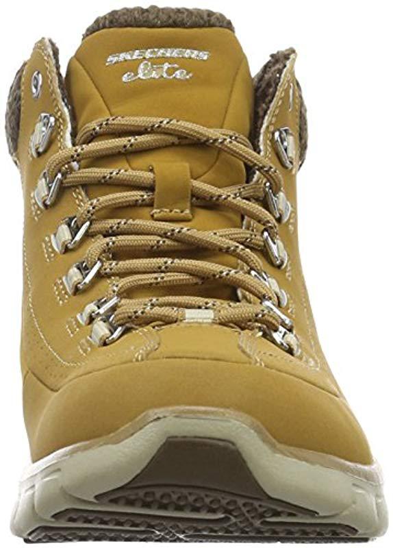 skechers steel toe mujer beige