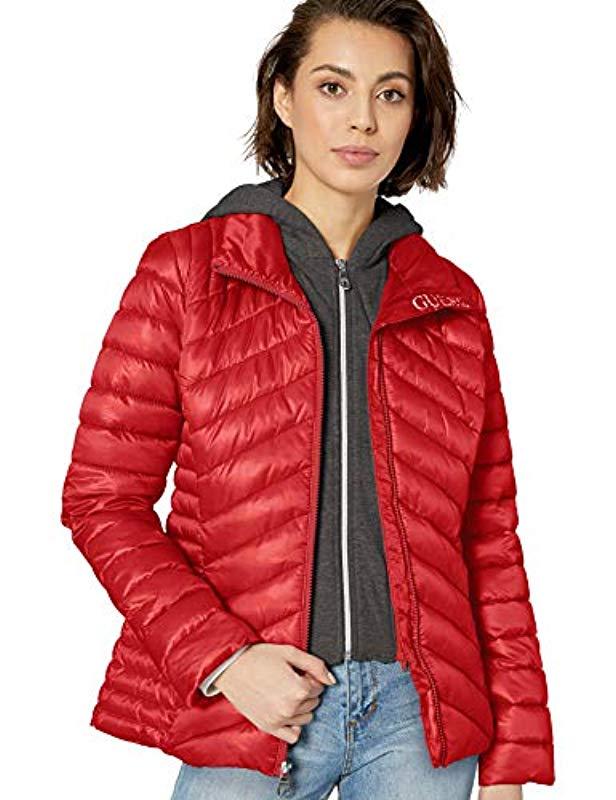 white lightweight down jacket