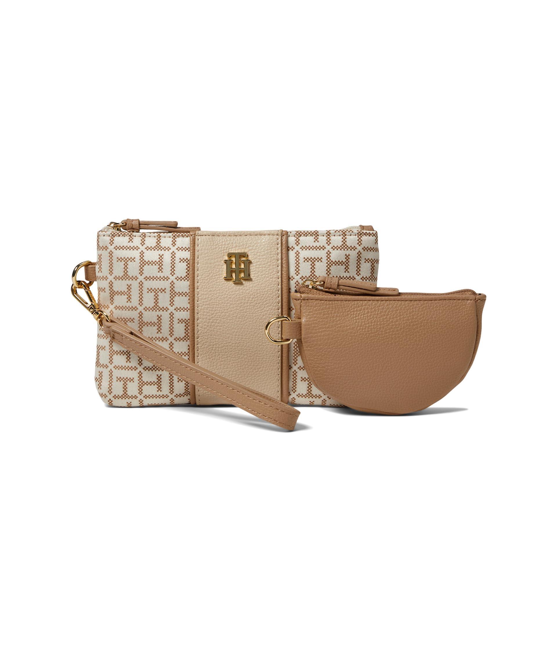 Tommy Hilfiger Chloe Ii Multi Pouch Wristlet in Natural Lyst UK
