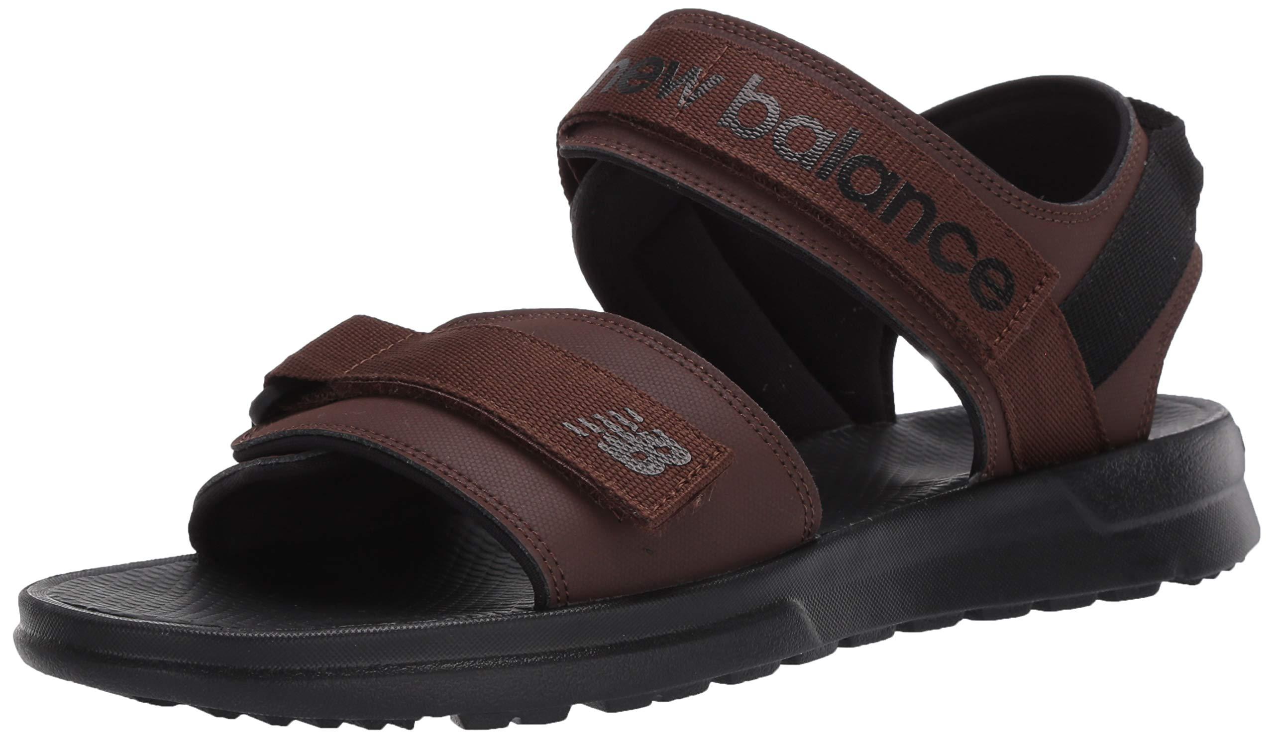 New Balance Rubber 250 V1 Adjustable Sandal in Brown for Men Lyst