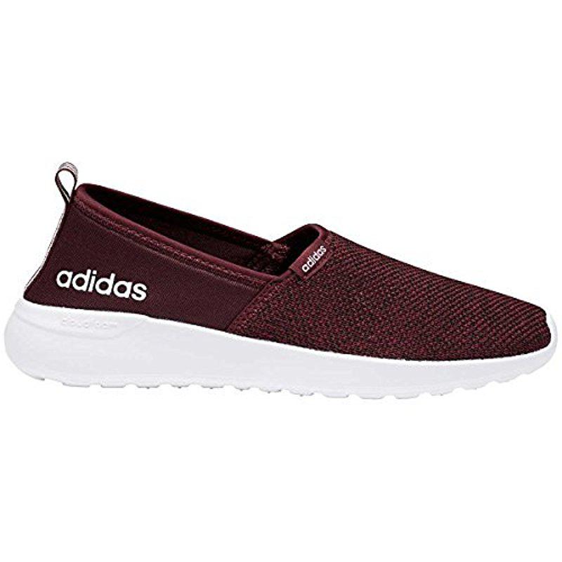 adidas Neo Lite Racer Slip On W Casual Sneaker in Red ...