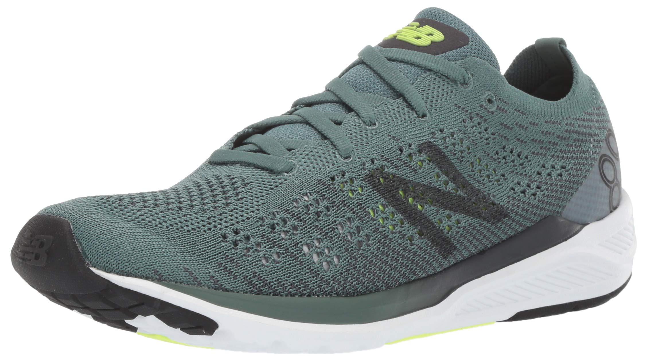 New Balance Rubber 890v7 Running Shoe, Dark Agave/orca/bleached Lime ...