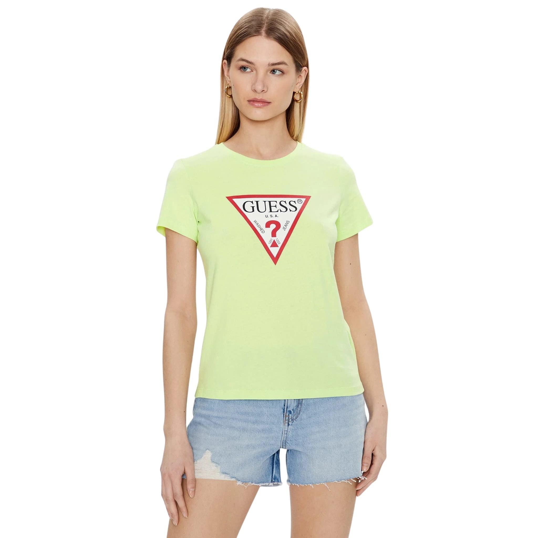 Guess Original Green T shirt Lyst UK
