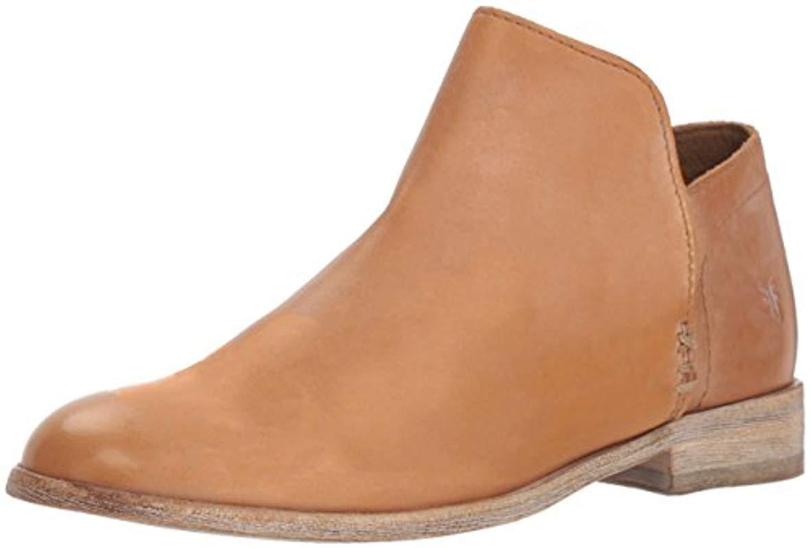 frye elyssa shootie tan