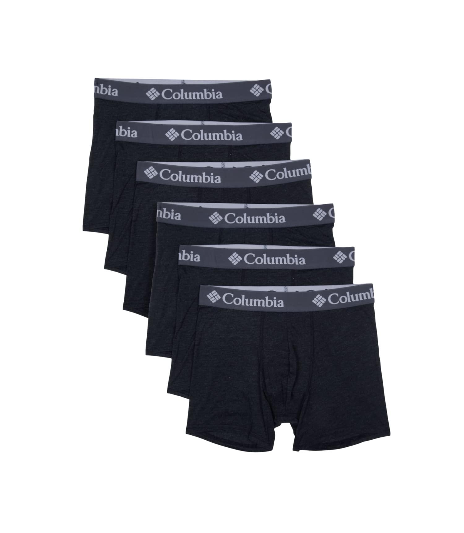 Columbia  Exclusive 6 Pack Performance Boxer Brief in Blue for Men