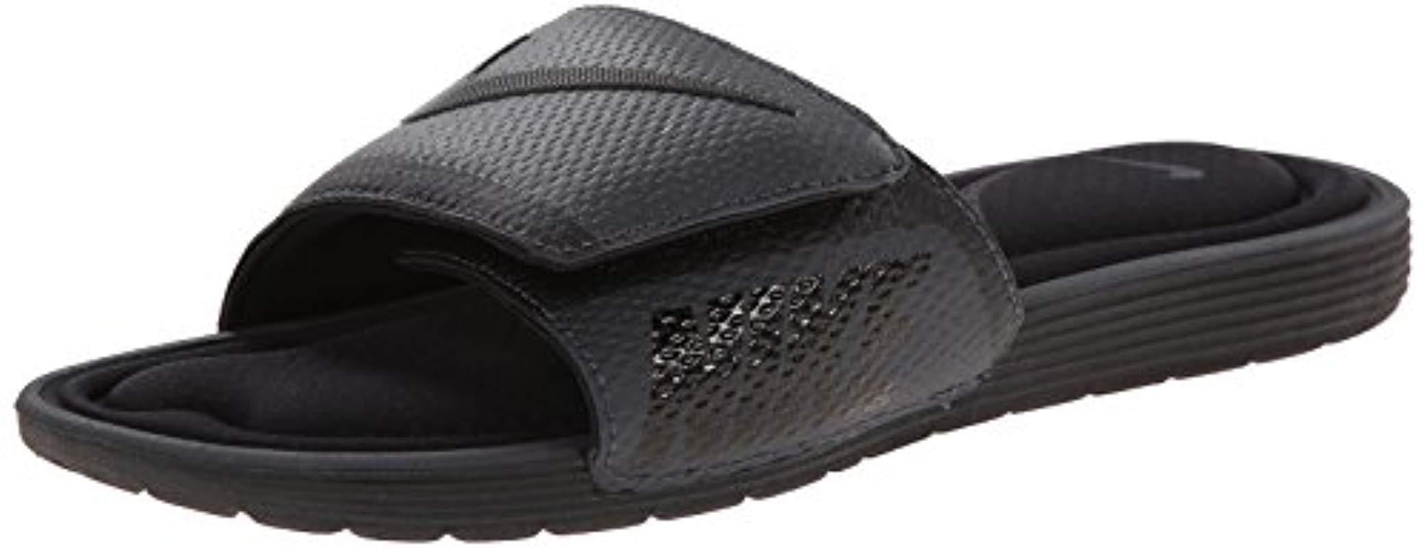 Nike Solarsoft Comfort Slide Sandal Beach & Pool Shoes, Black/anthracite  90, 9 Uk for Men | Lyst UK