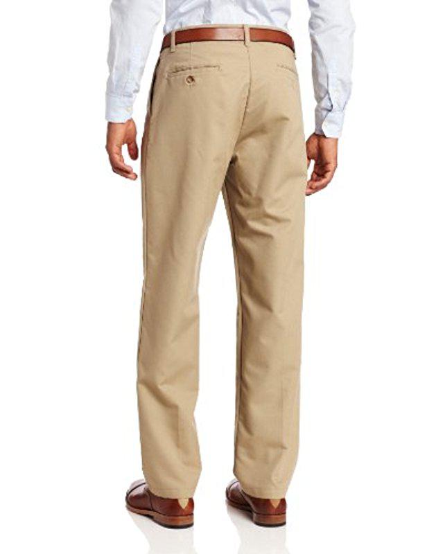 lee men's total freedom relaxed classic fit flat front pant