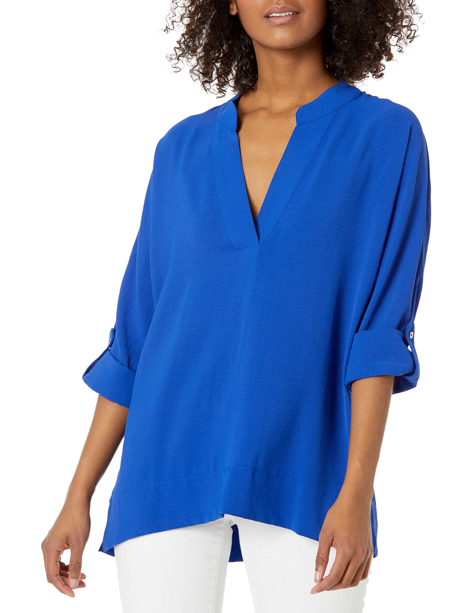 calvin klein blue blouse