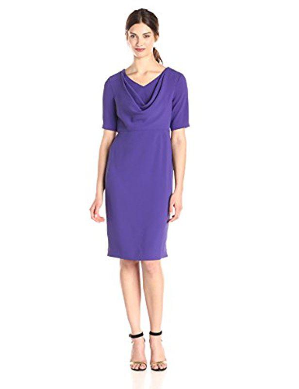 anne klein purple dress