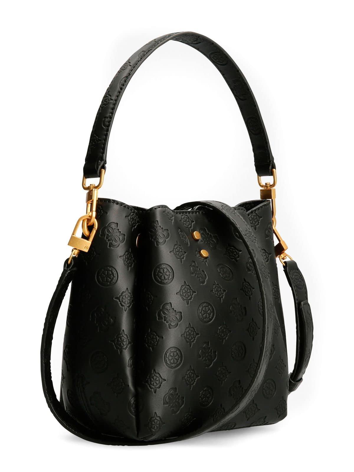 Guess Zanelle Bucket Black Logo Lyst DE