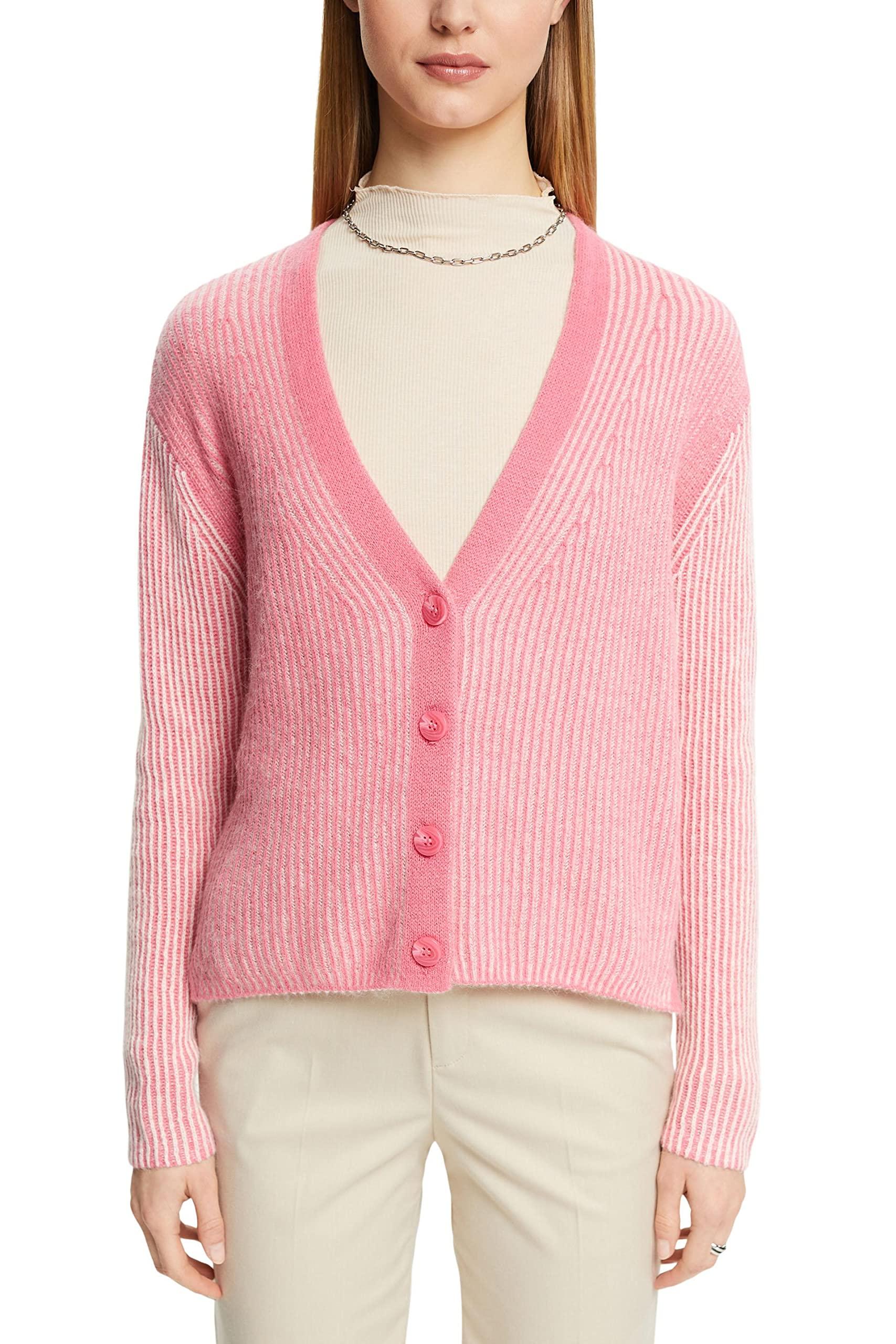 Esprit Collection 122eo1i316 Cardigan Sweater in Pink | Lyst UK