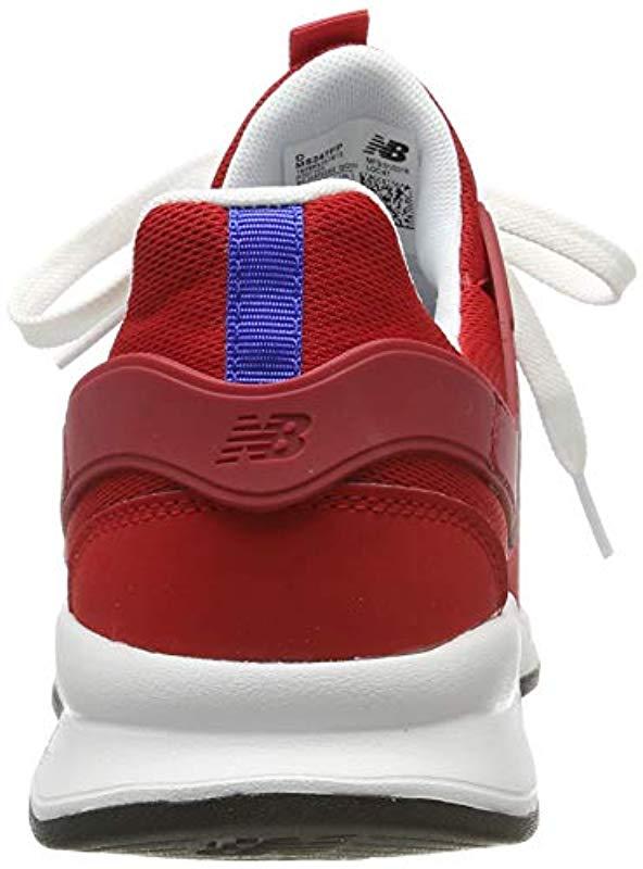 Conditional Thorny Drive out New Balance Leather 247 Deconstructed in Red for Men - Save 27% | Lyst