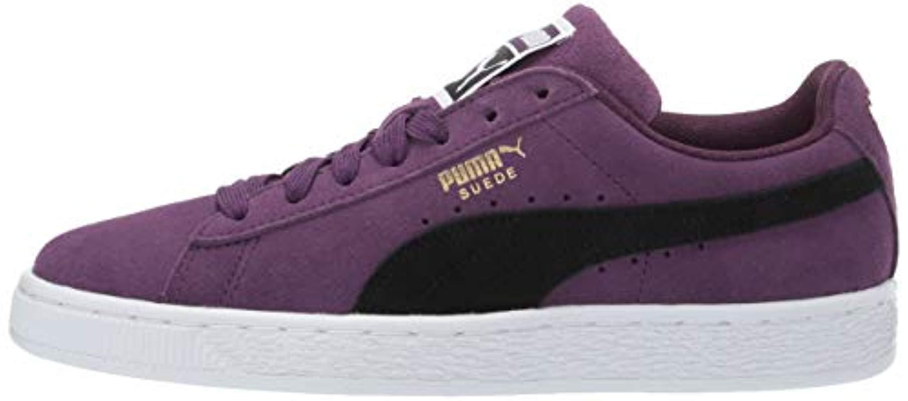 موكا كافيه PUMA Suede Classic Sneaker in Purple | Lyst موكا كافيه