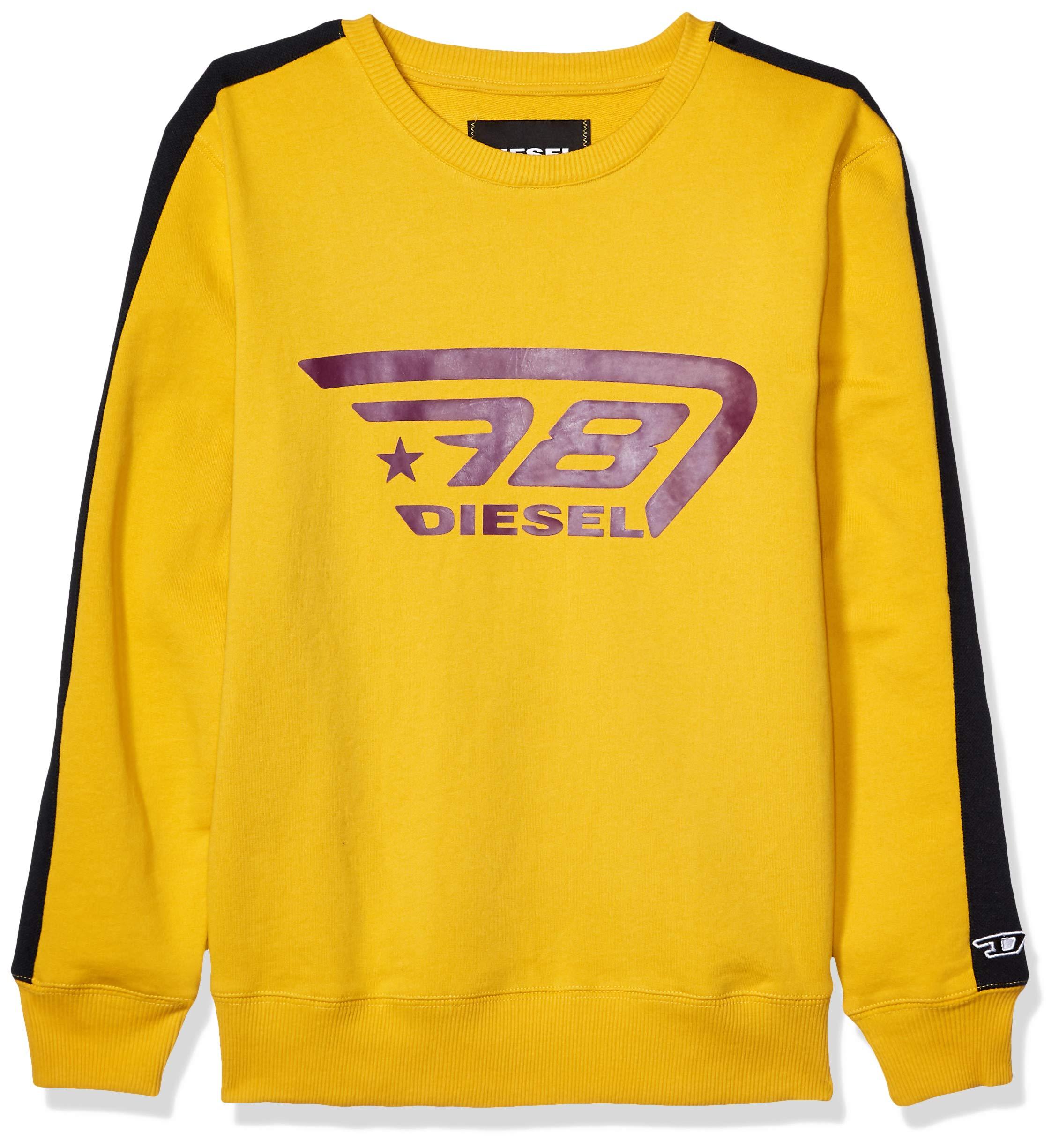 DIESEL Cotton Willy Sweat-shirt in Yellow for Men - Save 22% - Lyst
