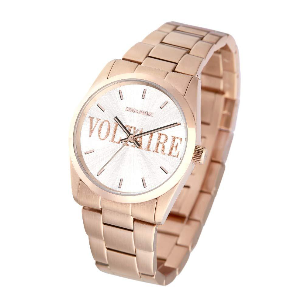 montre zadig et voltaire papillon rose