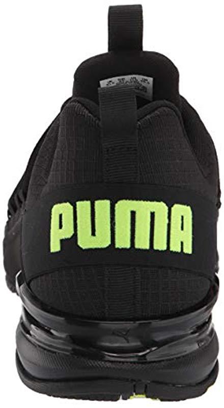 puma axelion black yellow