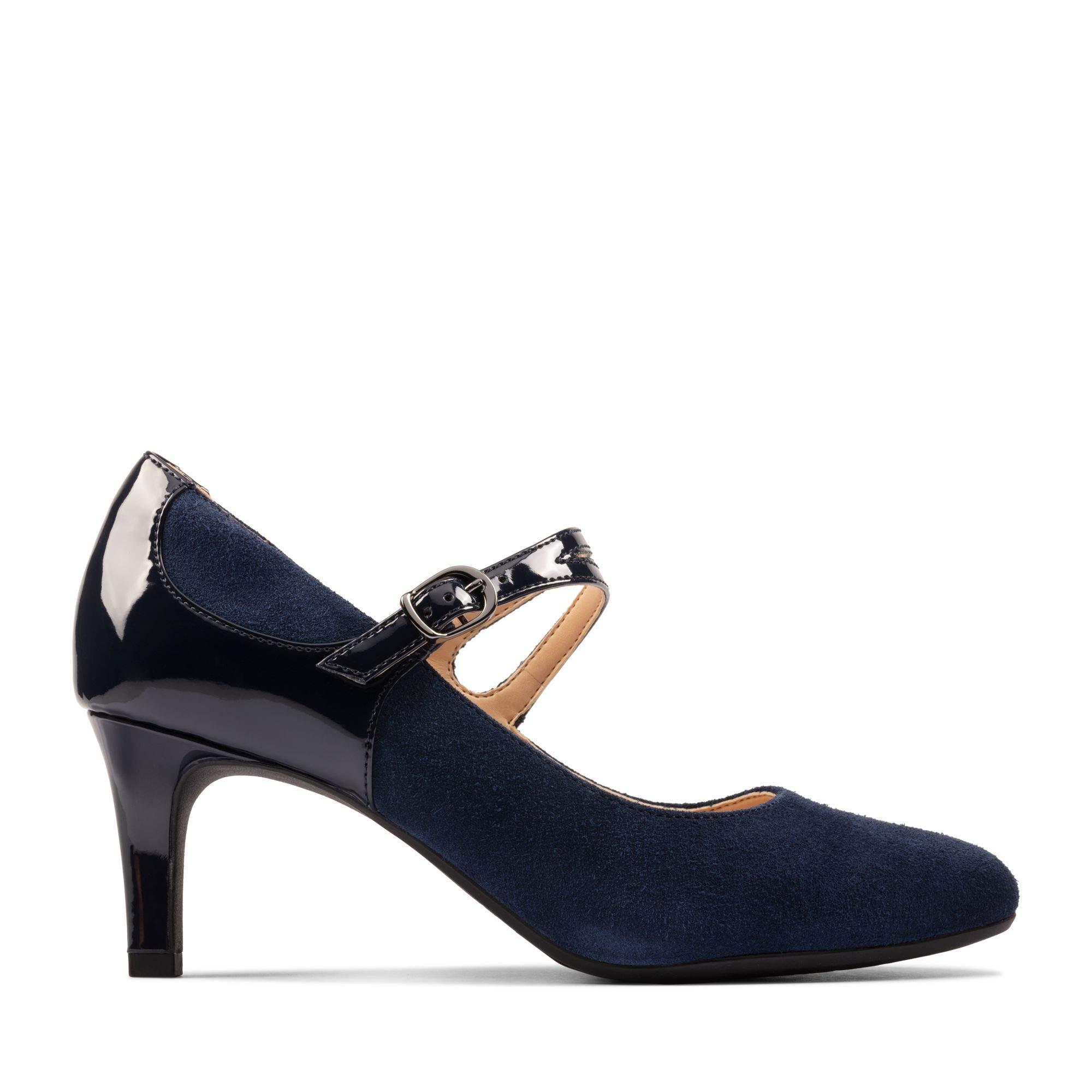 Clarks Dancer Reece Leather Shoes In Navy Standard Fit Size 5 in Blue Lyst UK