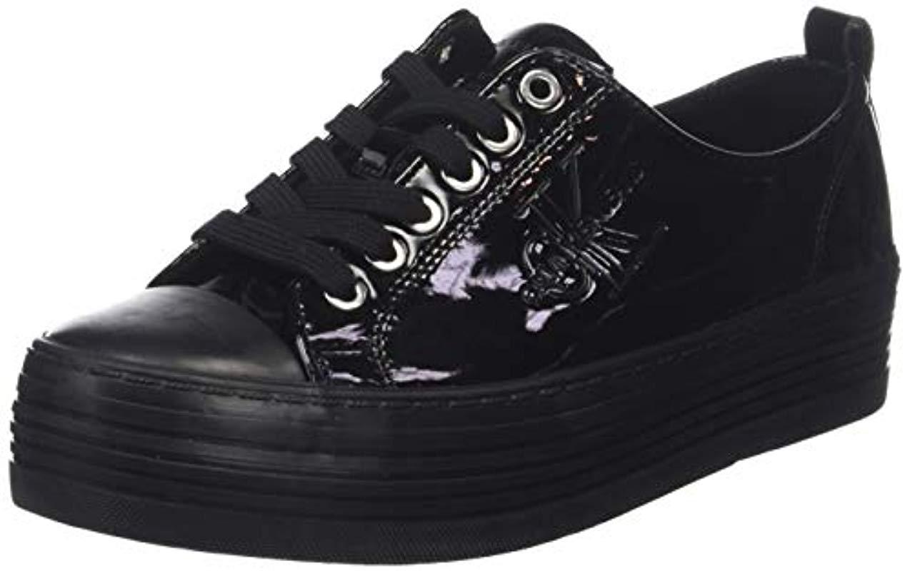 Calvin Klein Zolah Patent Low-top Sneakers in Black Lyst UK