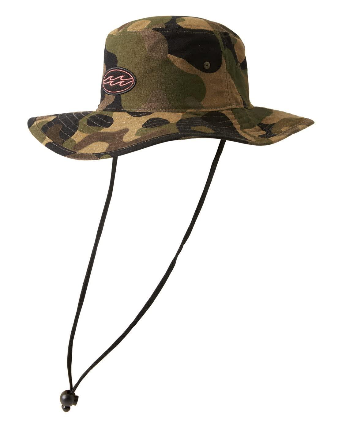 Billabong Big John Safari Sun Hat With Chin Strap in Green for Men ...