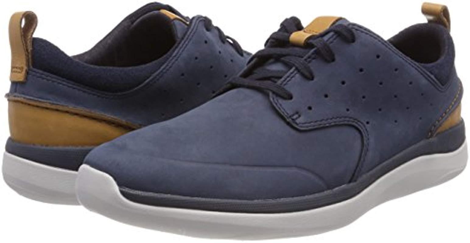 Clarks Garratt Lace Nubuck Shoes In Navy in Blue (Navy Nubuck -) (Blue) for  Men | Lyst UK