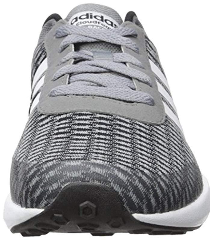 adidas Neo Cloudfoam Race Running Shoe in Grey for Men | Lyst UK