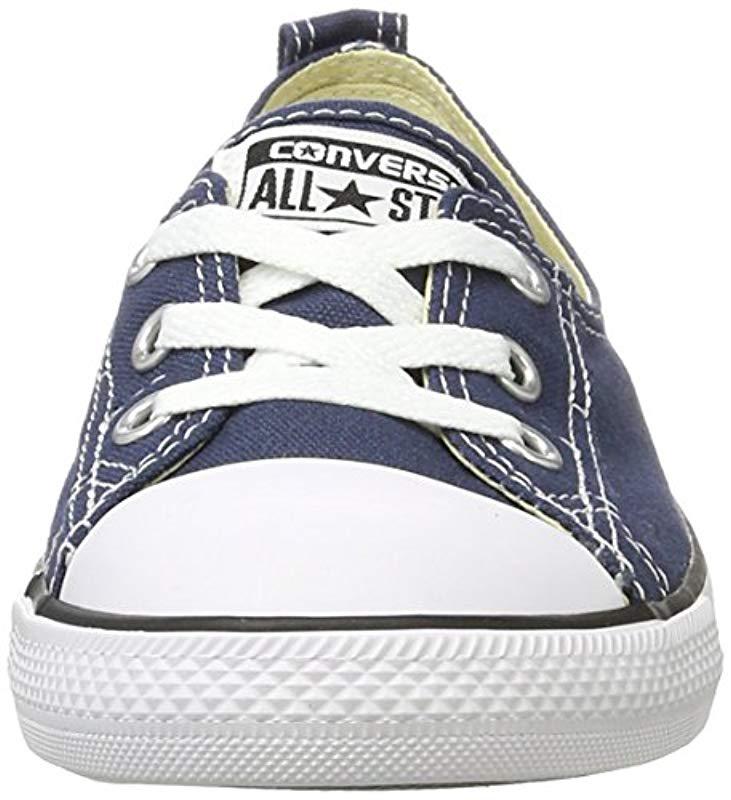 Converse Ctas Ballet Lace-slip-navy- Slip On Trainers in Blue | Lyst UK