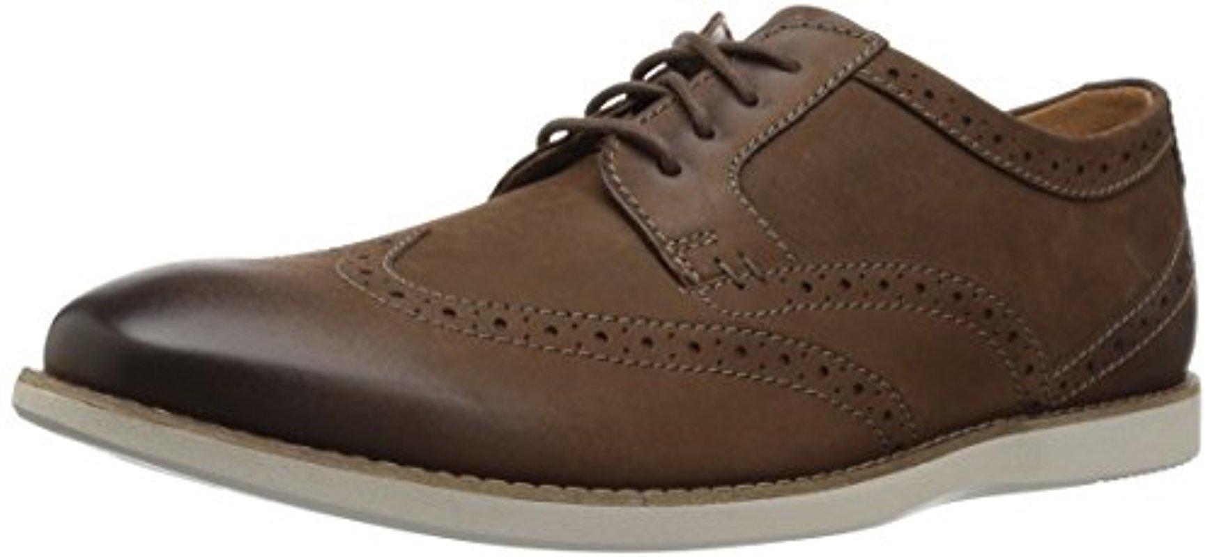 clarks men's raharto wing oxford